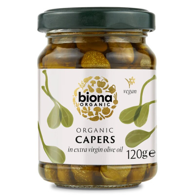 Capere in ulei de masline extravirgin bio 120g Biona