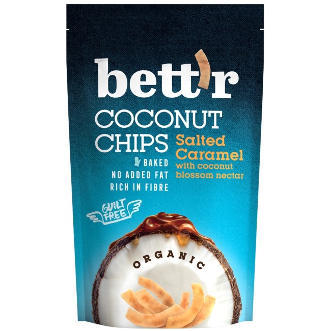 Chips de cocos si caramel sarat eco 70g BETTR