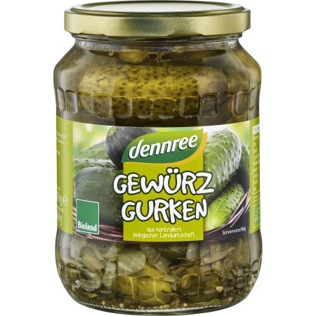 Castraveti murati bio 670g Dennree Castraveti murati bio 670g Dennree