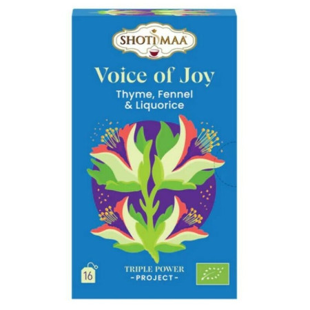 Ceai project - voice of joy - chimen, fenicul si lemn dulce bio 16dz x 2g 32g Shotimaa
