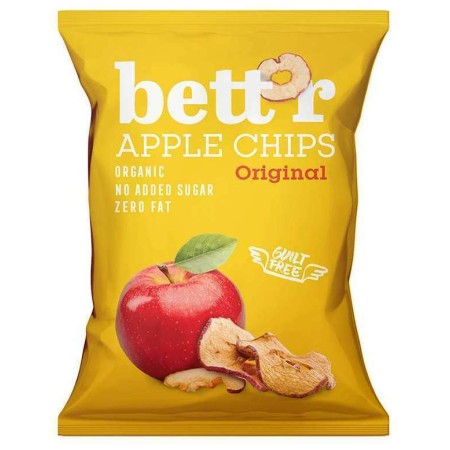 Chips din mere bio 50g Bettr Chips din mere bio 50g Bettr