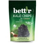 Chips din kale cu ciocolata raw eco 30g Bettr