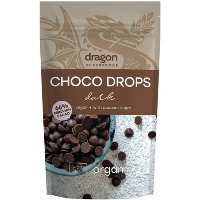 Choco drops Dark ciocolata neagra eco 200g DS
