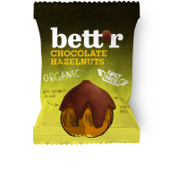 Alune de padure invelite in ciocolata eco 40g Bettr