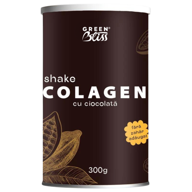 Colagen shake cu ciocolata 300g, Green Bliss Colagen shake cu ciocolata 300g, Green Bliss