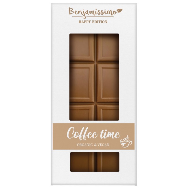 Ciocolata coffee time bio, 60g, Benjamissimo