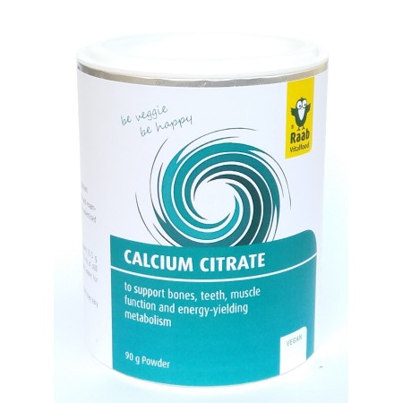 Citrat de calciu pudra vegana 90g RAAB Citrat de calciu pudra vegana 90g RAAB