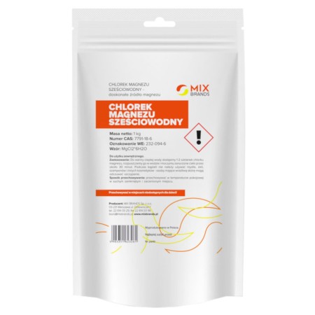 Clorura de magneziu, sare nigari, 1kg, Mix Brands Clorura de magneziu, sare nigari, 1kg, Mix Brands