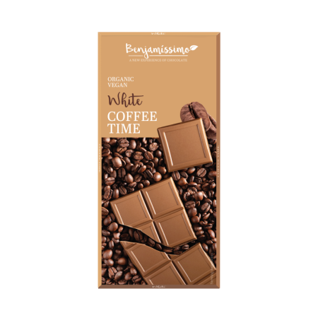 Ciocolata coffee time bio, 70g, Benjamissimo Ciocolata coffee time bio, 70g, Benjamissimo