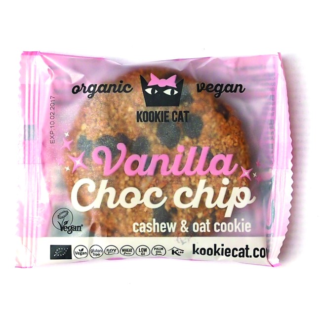 Cookie cu vanilie si ciocolata fara gluten eco 50g Cookie cu vanilie si ciocolata fara gluten eco 50g