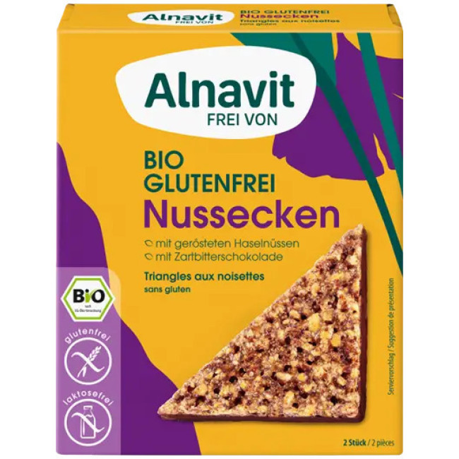 Cookie cu nuci fara gluten bio 150g Alnavit Cookie cu nuci fara gluten bio 150g Alnavit