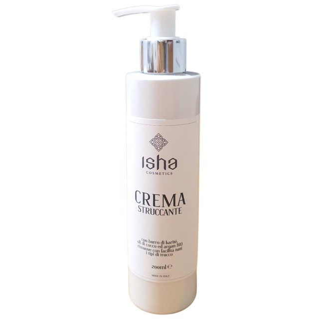 Crema demachianta cu unt de shea, ulei de cocos si argan, 200ml, Isha