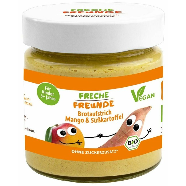 Crema tartinabila cu mango si cartof dulce bio 180g, Freche Freunde