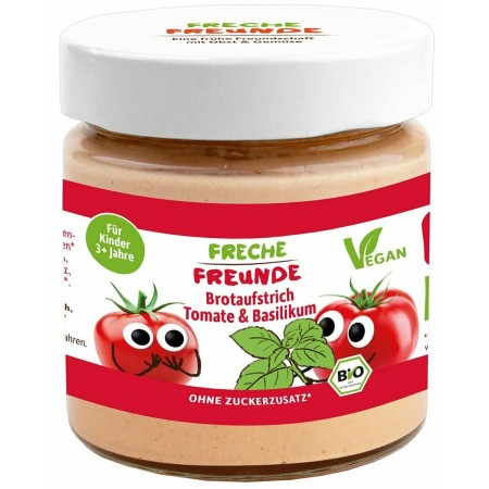 Crema tartinabila cu rosii si busuioc bio 180g, Freche Freunde Crema tartinabila cu rosii si busuioc bio 180g, Freche Freunde