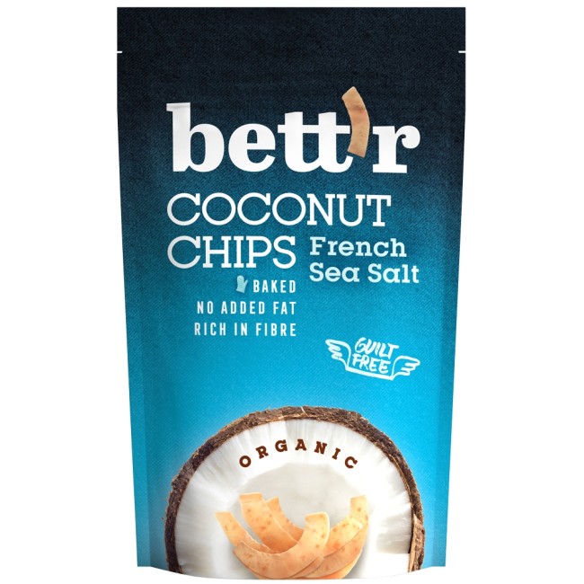 Chips de cocos cu sare eco 70g BETTR