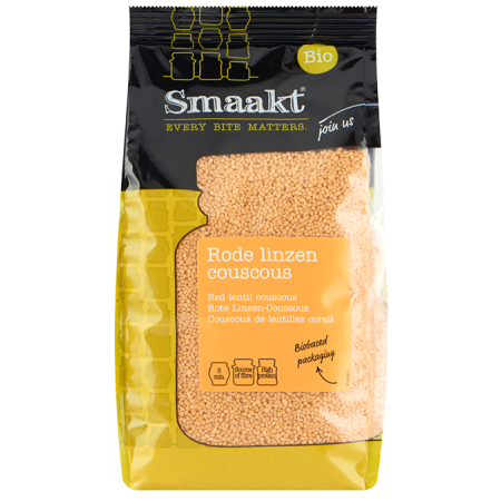 Cuscus din linte rosie bio 375g Smaakt Cuscus din linte rosie bio 375g Smaakt