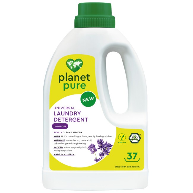 Detergent bio pentru rufe - lavanda - 1.48 litri, Planet Pure