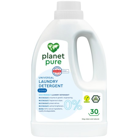 Detergent bio pentru rufe - neutru - 1.5 litri, Planet Pure Detergent bio pentru rufe - neutru - 1.5 litri, Planet Pure
