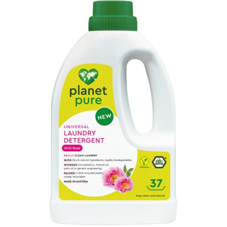 Detergent bio pentru rufe - trandafir salbatic - 1.48 litri, Planet Pure Detergent bio pentru rufe - trandafir salbatic - 1.48 litri, Planet Pure