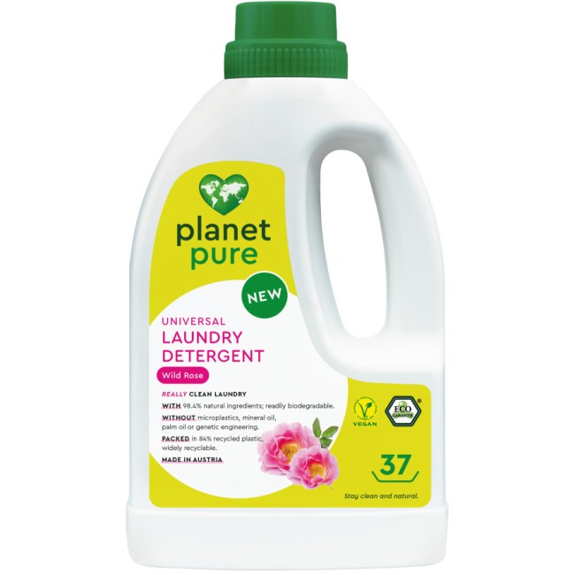 Detergent bio pentru rufe - trandafir salbatic - 1.48 litri, Planet Pure