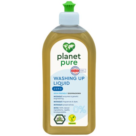 Detergent bio pentru vase - neutru - 500ml Planet Pure Detergent bio pentru vase - neutru - 500ml Planet Pure