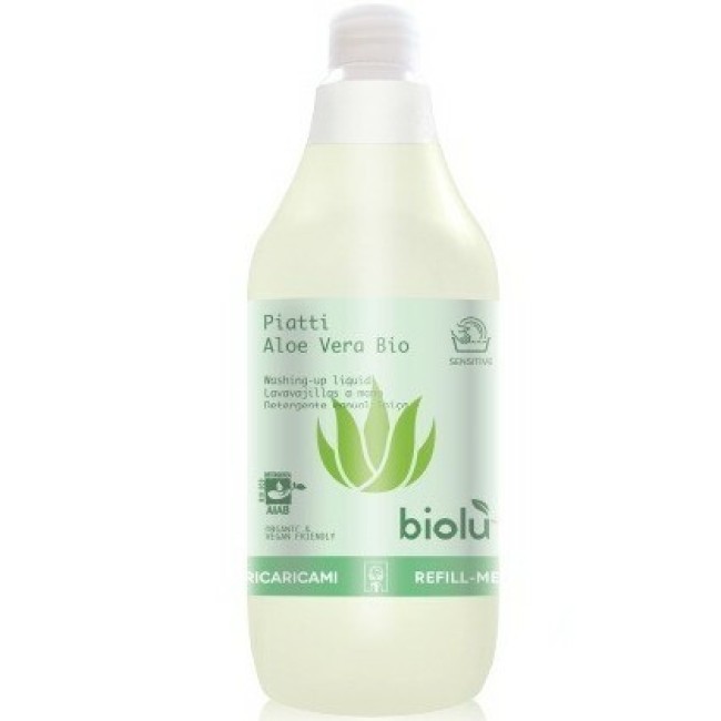 Detergent ecologic pentru spalat vase cu aloe vera, 1L - Biolu