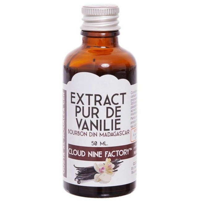 Extract pur de vanilie Bourbon din Madagascar 50ml Cloud Nine Factory