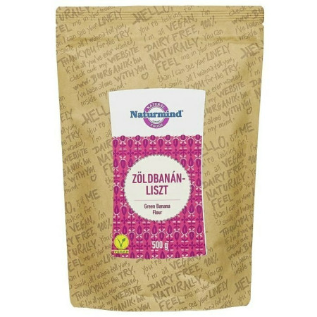 Faina de banane verzi 500g  Naturmind Faina de banane verzi 500g  Naturmind