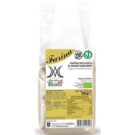 Faina de hrisca fara gluten bio 500g Marchesato Faina de hrisca fara gluten bio 500g Marchesato
