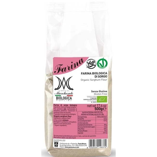 Faina de sorg fara gluten bio 500g Marchesato