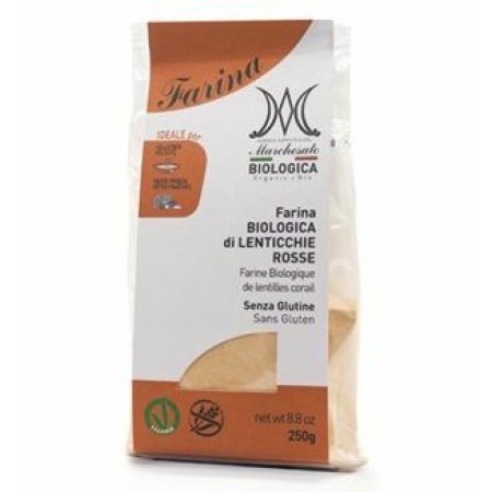 Faina de linte rosie fara gluten eco 250g Marchesato Faina de linte rosie fara gluten eco 250g Marchesato