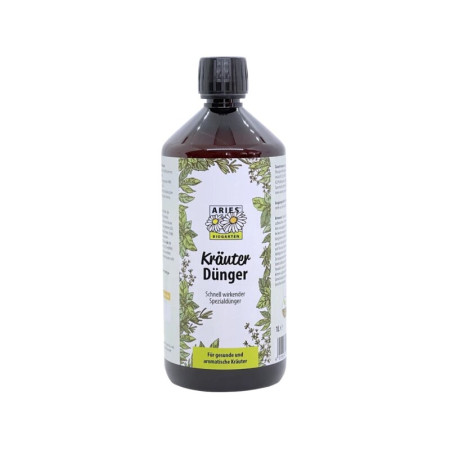 Fertilizant de origine vegetala pentru ierburi aromatice ecologic 1l Aries