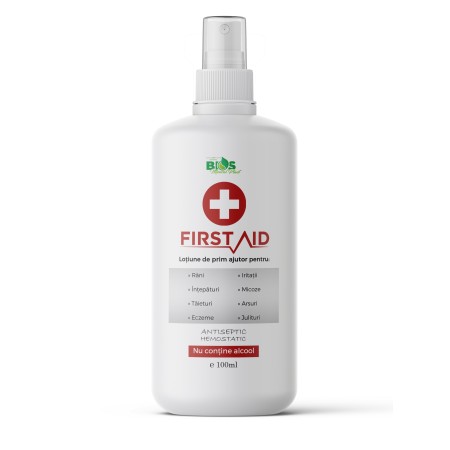 First Aid, lotiune de prim ajutor, 100ml, Bios Mineral Plant First Aid, lotiune de prim ajutor, 100ml, Bios Mineral Plant