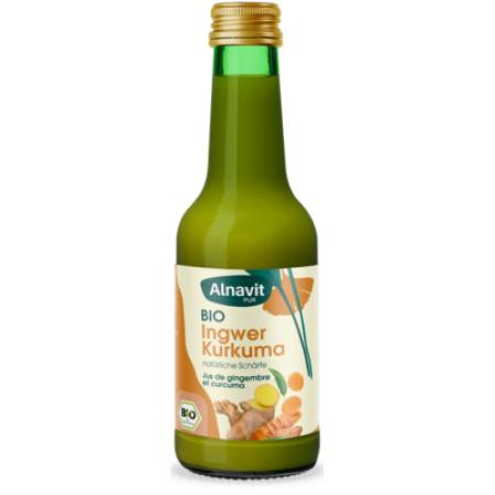 Suc de ghimbir si turmeric bio 200ml Alnavit