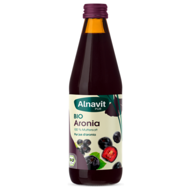 Suc de aronia bio 330ml Alnavit