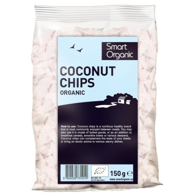 Fulgi raw de cocos eco 150g Smart Organic