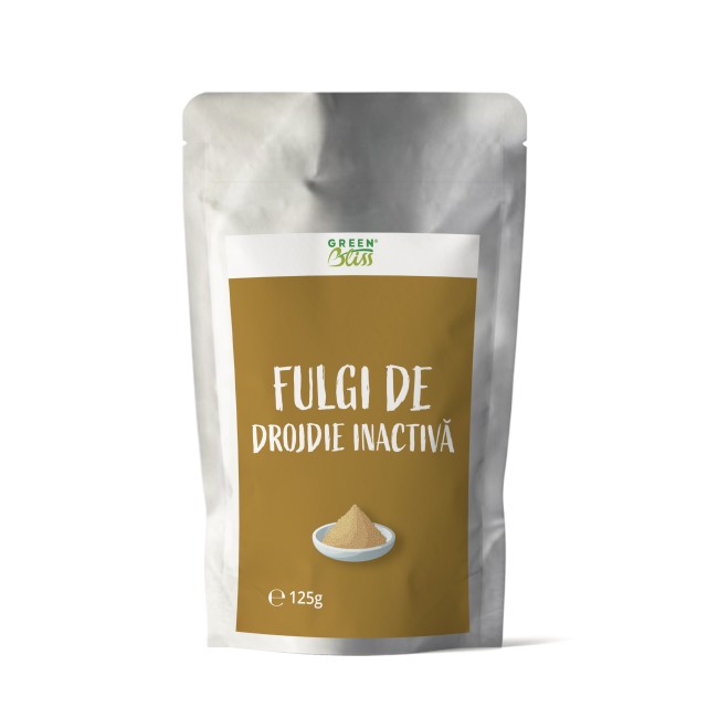 Fulgi de drojdie inactiva 125g Green Bliss Fulgi de drojdie inactiva 125g Green Bliss