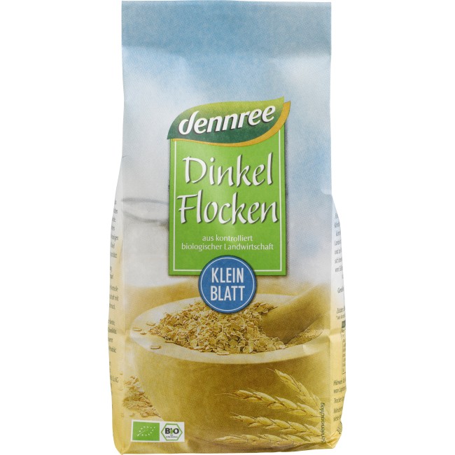 Fulgi de spelta fini bio 500g Dennree