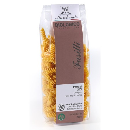 Fusilli cu naut bio fara gluten 250g Marchesato Fusilli cu naut bio fara gluten 250g Marchesato