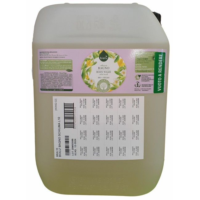 Biolu Gel de dus ecologic cu ylang ylang si vitamina E 10L Biolu Gel de dus ecologic cu ylang ylang si vitamina E 10L