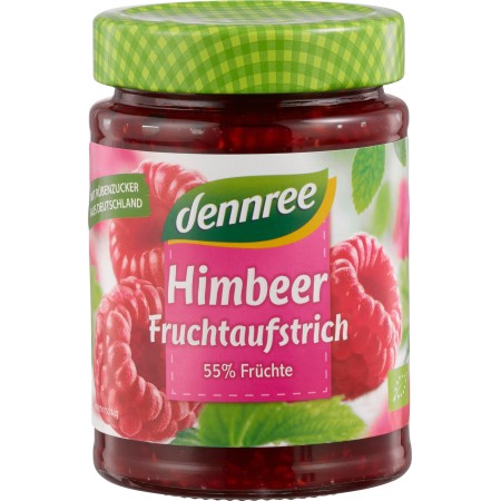 Gem de zmeura bio 340g Dennree Gem de zmeura bio 340g Dennree