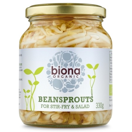 Germeni de fasole mung bio 330g Biona Germeni de fasole mung bio 330g Biona
