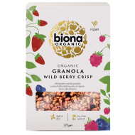 Granola cu fructe de padure, crunchy, bio 375g Biona