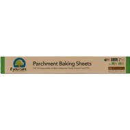 Hartie de copt nealbita, fara clor, compostabila, pretaiata, 24 foi, If You Care