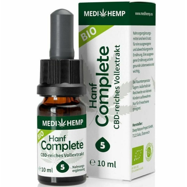 Hemp Complete 5% CBD bio, 10ml Medihemp