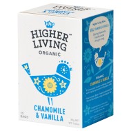 Ceai musetel si vanilie eco, 15 plicuri, Higher Living