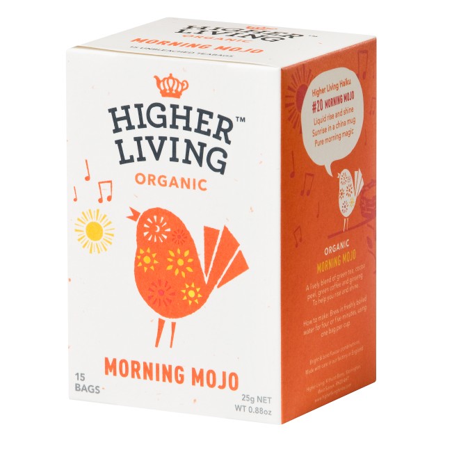 Ceai MORNING MOJO eco, 15 plicuri, Higher Living