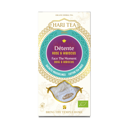 Ceai premium Hari Tea - Face the Moment - trandafiri si hibiscus bio 10dz Ceai premium Hari Tea - Face the Moment - trandafiri si hibiscus bio 10dz