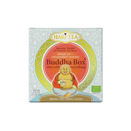 Ceai premium - Budha Box - cutie cu toate cele 11 ceaiuri Hari Tea bio 11dz Ceai premium - Budha Box - cutie cu toate cele 11 ceaiuri Hari Tea bio 11dz
