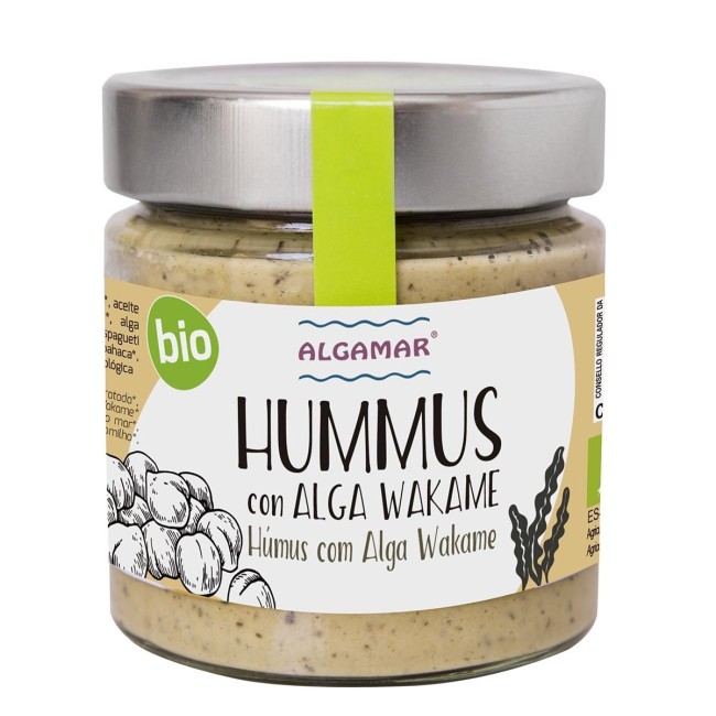 Hummus cu alge wakame bio 180g Algamar